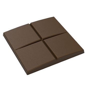 Implast 40g Square Bar Polycarbonate Chocolate Mould