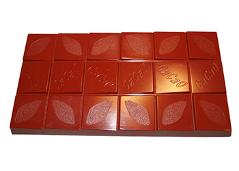 Cabrellon 100g Cocoa Pod Pattern Bar Polycarbonate Chocolate Mould