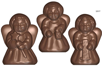 Cabrellon Angels Polycarbonate Chocolate Mould
