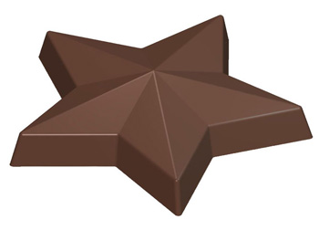 Cabrellon Star Polycarbonate Chocolate Mould