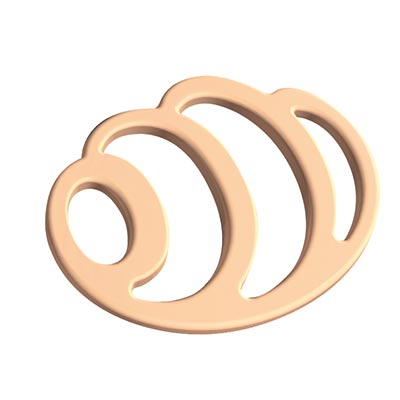 Moulds for Chocolate decorations 50x38mm
