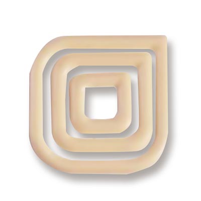 Moulds for Chocolate decorations RoundSquare