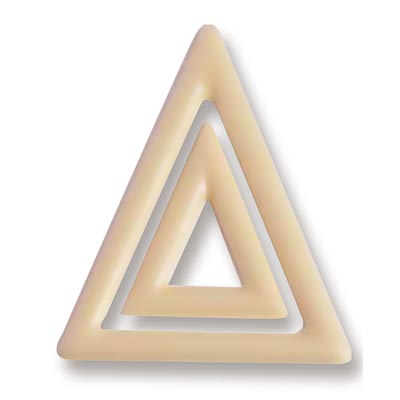 Moulds for Chocolate decorations Triangle