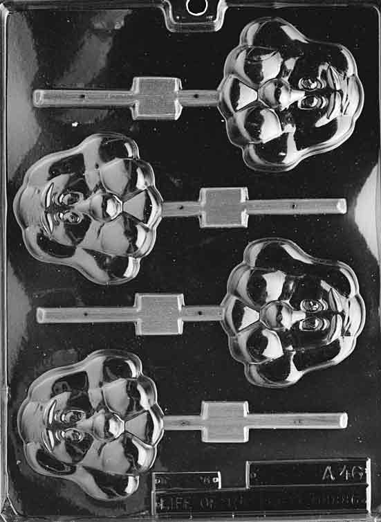 Large Hound Lollipop Chocolate Mould