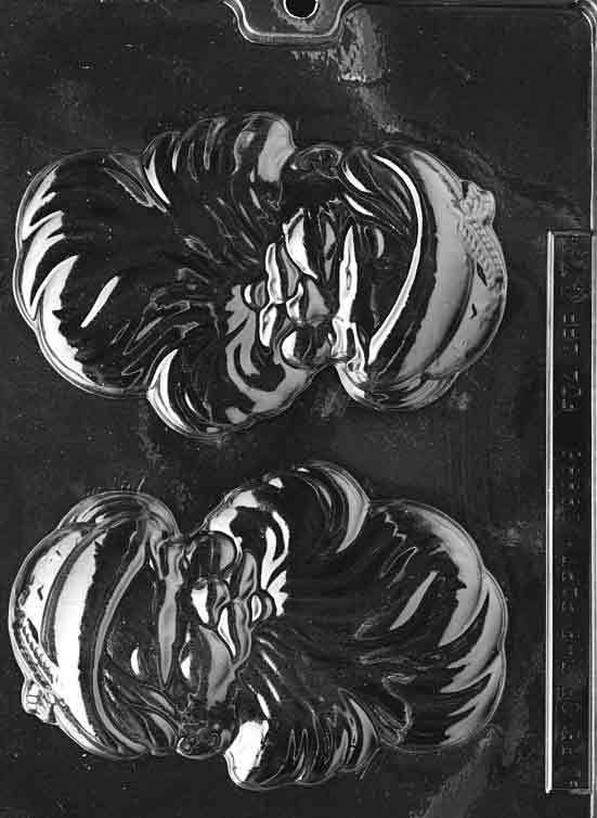Large Santa Heads Chocolate Mould