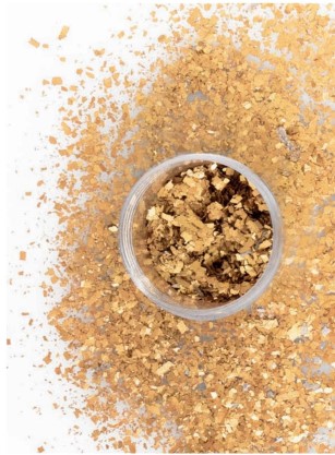 40LCP617 Martellato Edible Gold Sequins Gleam Pillettes E171 Free