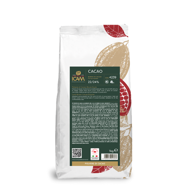 ICAM Cocoa Powder 22/24 - 1kg Bag