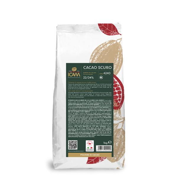 ICAM Dark Cocoa Powder 22/24 - 1kg Bag