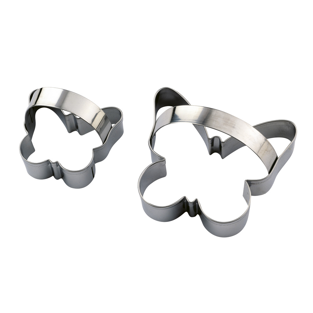 Martellato Buterfly Stainless Steel 2 Piece Pastry Cutter Set