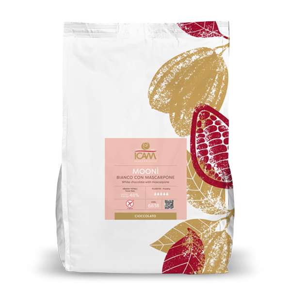 ICAM Mooni Mascarpone White Chocolate