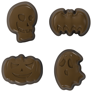Implast Halloween assorted mould 32 cavities10gr each 35x25x15mm