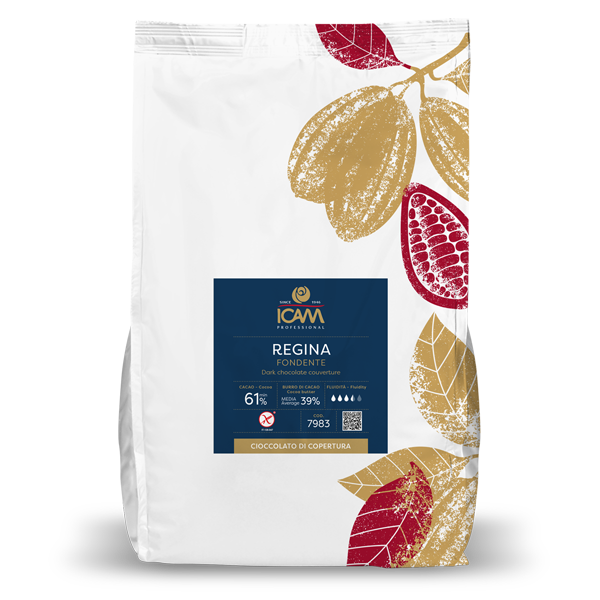 ICAM Regina 61% Dark Chocolate 4kg Bag