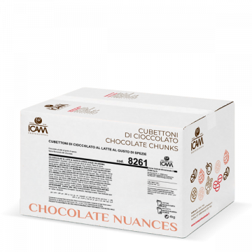 ICAM Nuances Spiced Milk Chocolate 4kg
