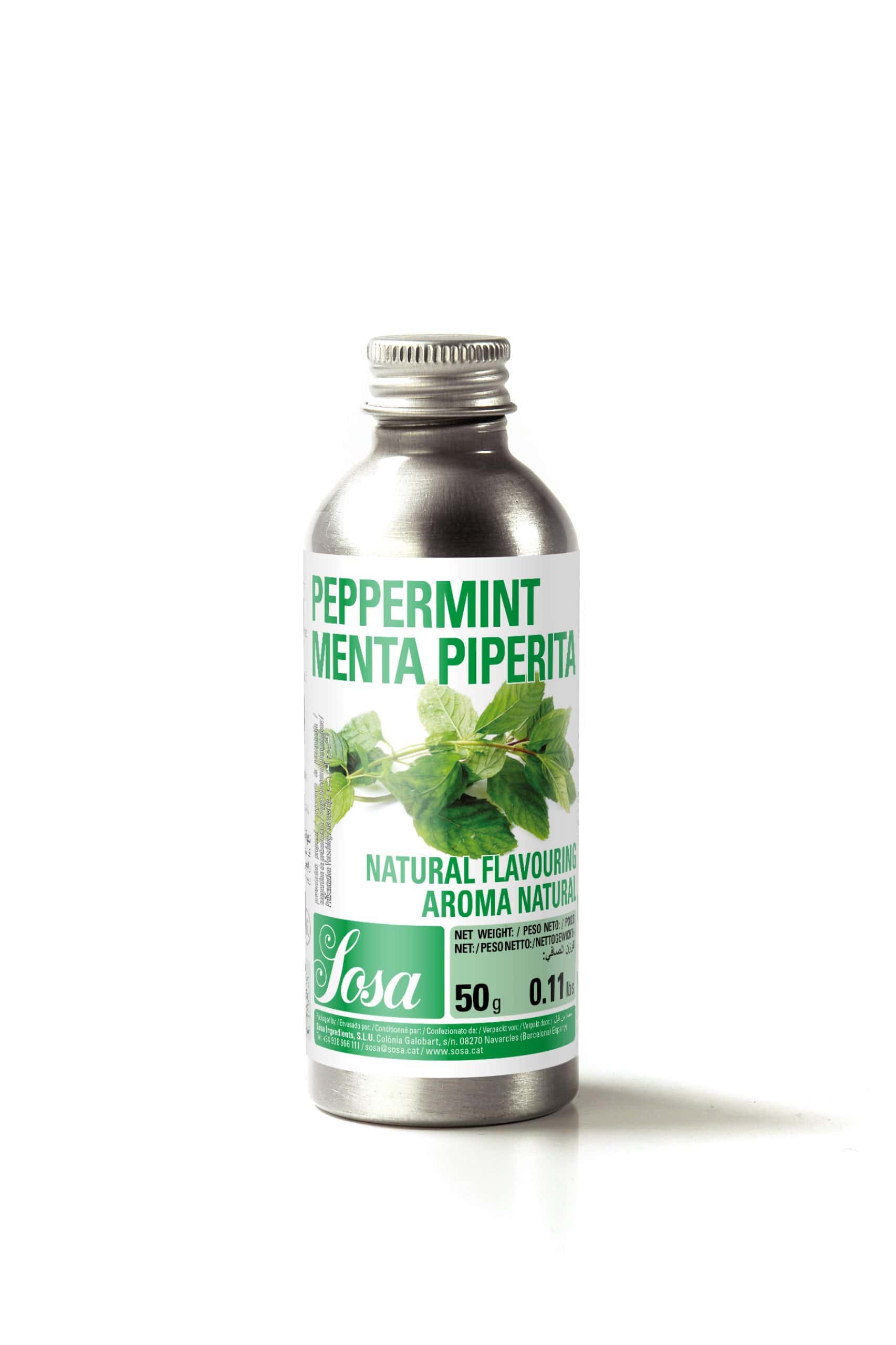 SOSA Natural Peppermint Flavouring 50g