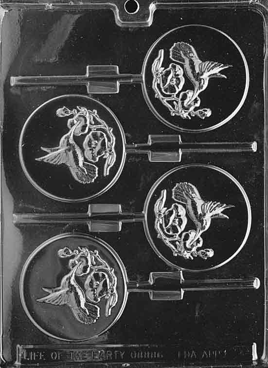 Hummingbird Lollipop Chocolate Mould