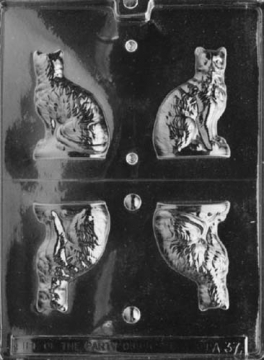 3D Cats Chocolate Mould