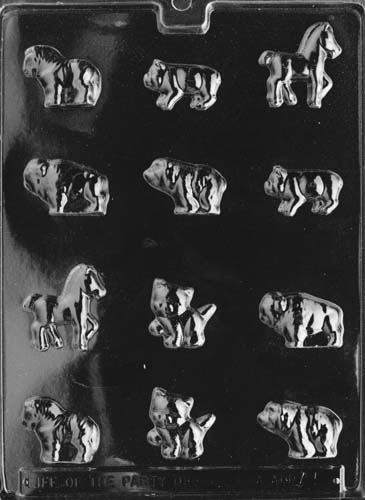 Cute Animals Chocolate Mould