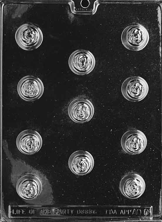 Rose Topped Bon-Bon Chocolate Mould