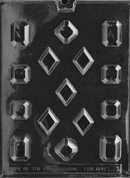 3D Jewels Chocolate Mould