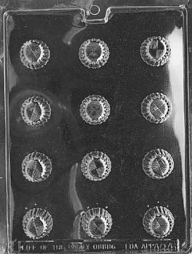 Round Traditional Chocolate Mould