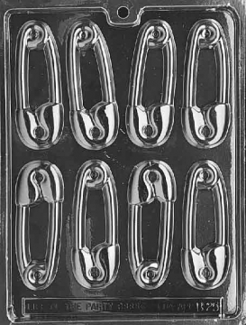 Safety Pins Chocolate Mould