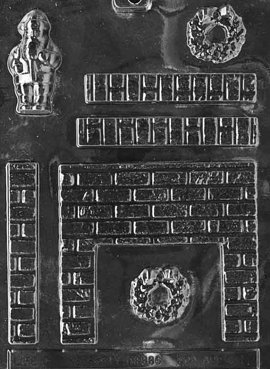 Fireplace Chocolate Mould