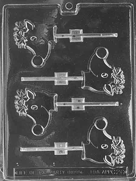Reindeer Lollipop Chocolate Mould