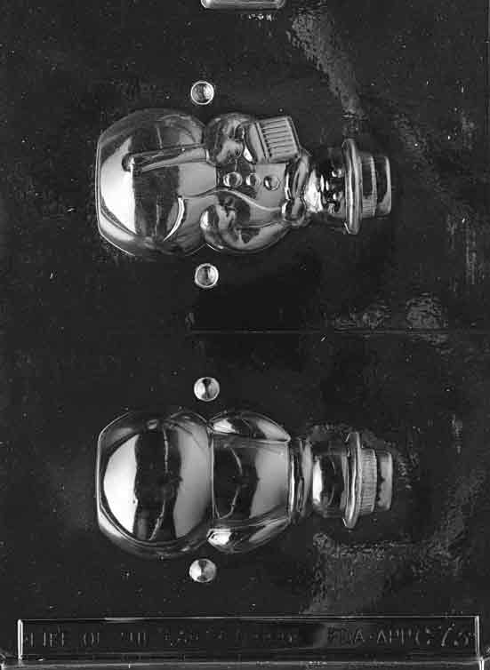 Two Part Snowman Chocolate Mould