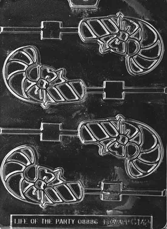 Candy Cane Lollipop Chocolate Mould