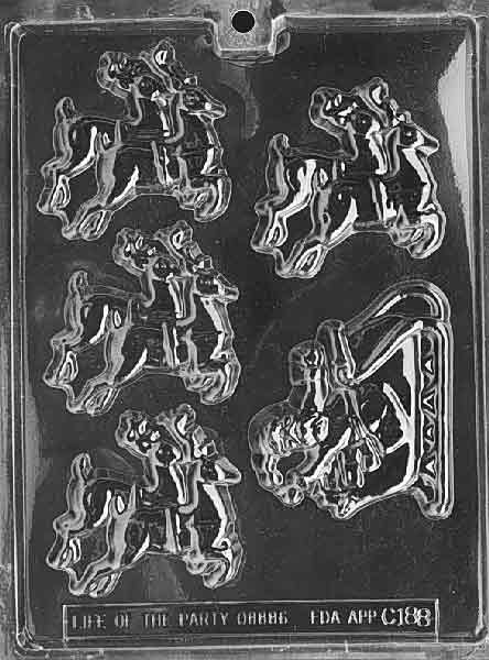 Santa & His Team Chocolate Mould