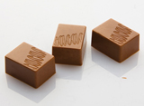 Chocolat Form Cocoa Logo Rectangular Praline Polycarbonate Chocolate Mould