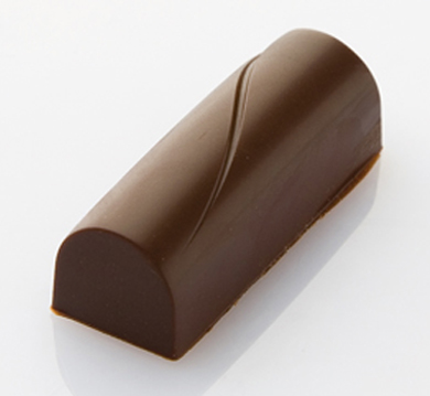 Chocolat Form Rectangular Praline with Arched Profile Polycarbonate Mould