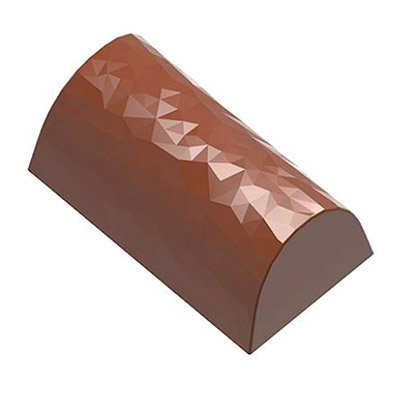 Chocolate World Faceted Buche Polycarbonate Mould