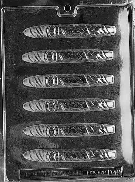 Cigar with Band Chocolate Mould