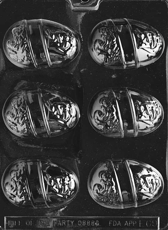 Name Easter Egg Chocolate Mould (79mm)
