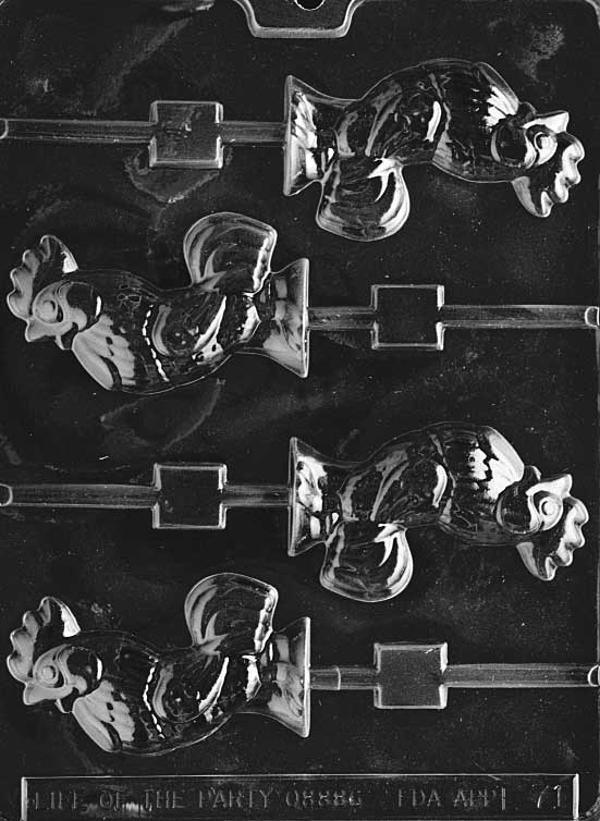 Rooster Lollipop Chocolate Mould