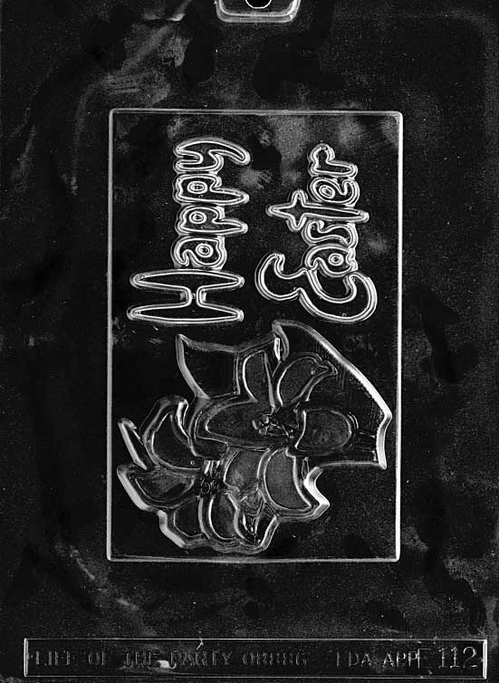 Happy Easter Card Chocolate Mould