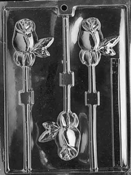 Long Stem Rose Chocolate Mould