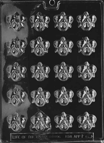 Bite Sizes Orchid Chocolate Mould