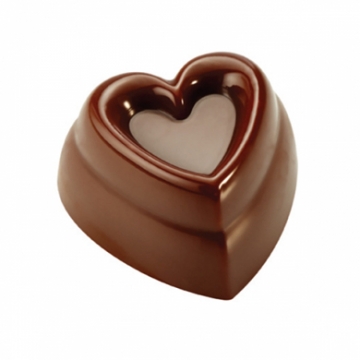 Pavoni 'Heart' Praline Polycarbonate Mould