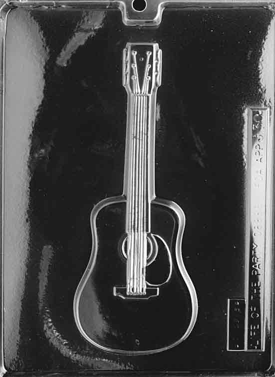 Guitar Chocolate Mould