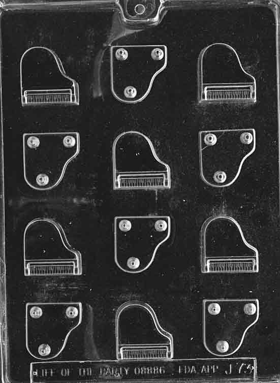 Small Piano Chocolate Mould