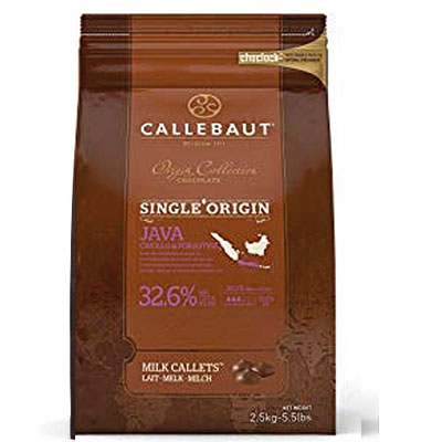 Chocolat de couverture lait Callebaut 400g, 1kg ou 2,5 kg