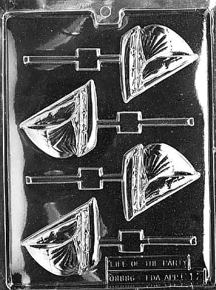 Sailboat Lollipop Chocolate Mould