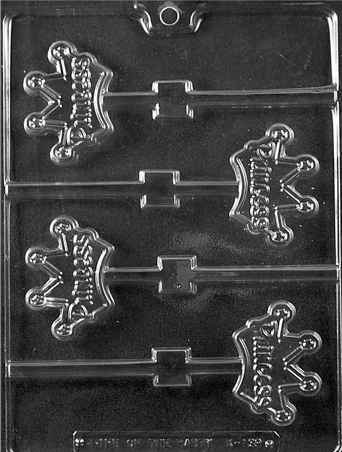 Princess Crown Lollipop Chocolate Mould