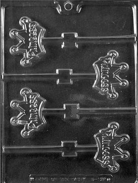 Princess Crown Lollipop Chocolate Mould