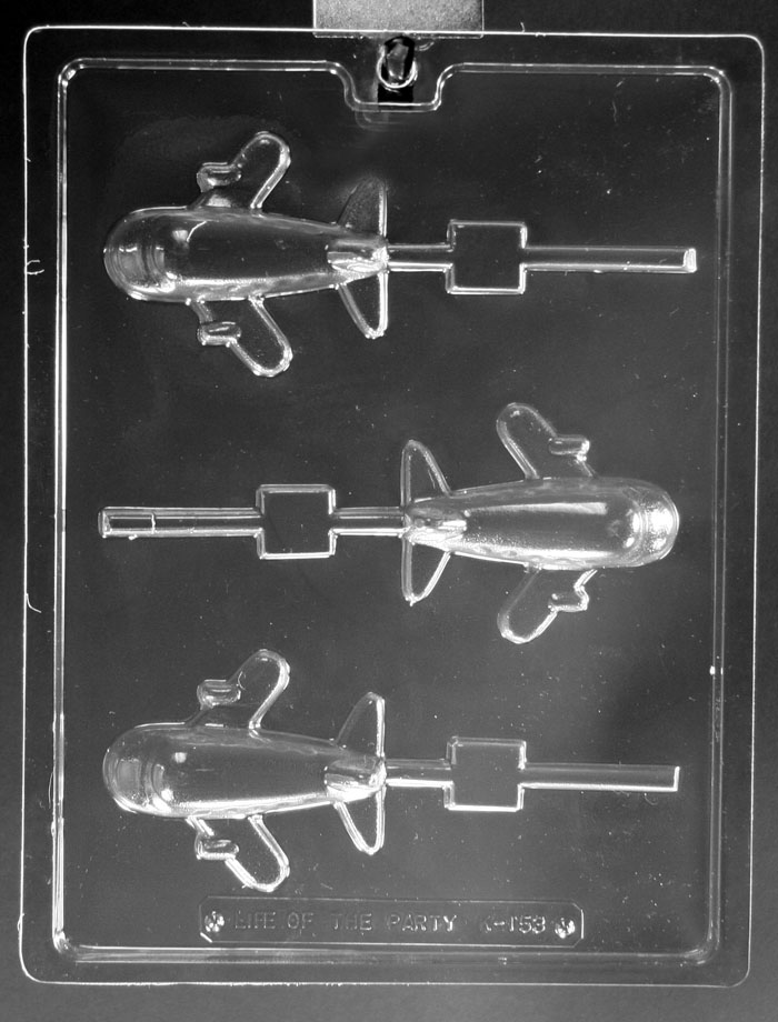 Airplane Lolly Chocolate Mould