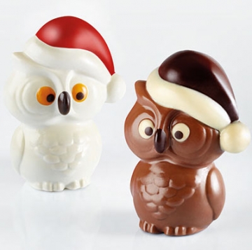Pavoni Civetta Xmas Owl Thermoformed Chocolate Mould Kit