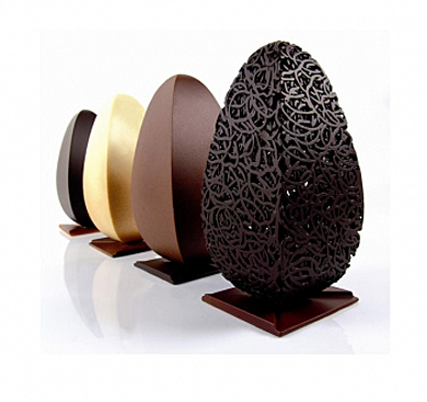 Pavoni Easter Egg Thermoformed Chocolate Mould Kit