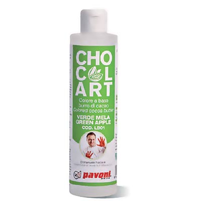 Pavoni Coloured Cocoa Butter - Green Apple - 200g